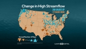 High Streamflow is Increasing, Raising Flood Risks