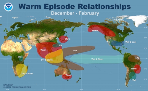 The Climate Impacts Typically Associated With An El Nino During The Months Of December January And February Click Image To Enlarge Credit Noaa The Climate Impacts Typically Associated With An El Nino During The Months Of December January And February Click Image To Enlarge Credit Noaa