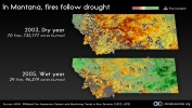 In Montana, Fires Follow Drought