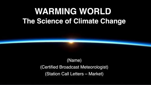 warming world the science