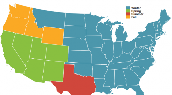 A Country Divided by Seasons and Warming