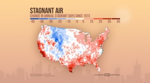 Nationwide Trends in Air Stagnation Since 1973