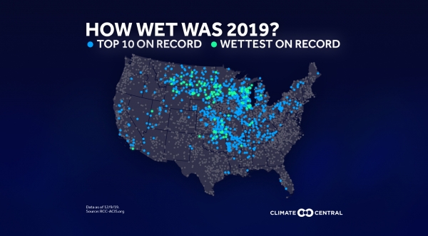 How wet was 2019? Records Across the Country