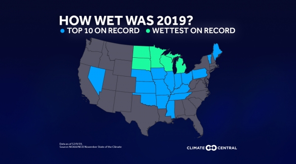 State comparison: How wet was 2019?