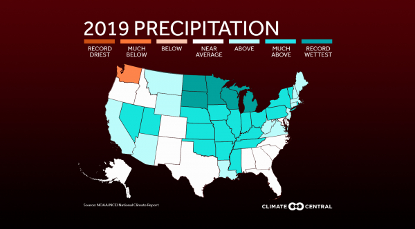 It’s official: 2019 was the nation’s second wettest year on record