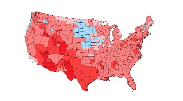 Summertime Blues? U.S. Seeing Red as Temps Rise
