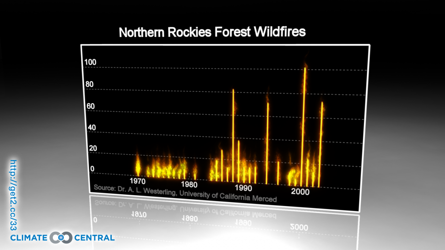 Northern Rockies Forest Wildfires