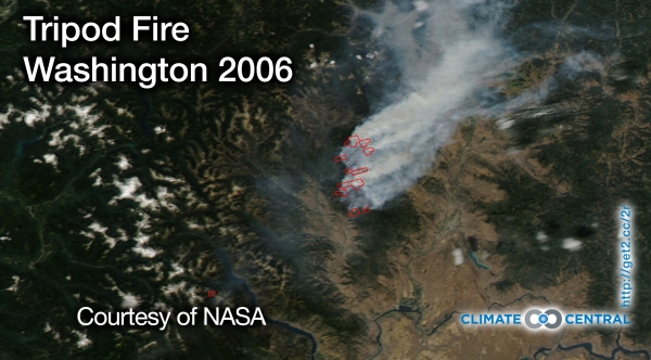 Tripod Fire Satellite View