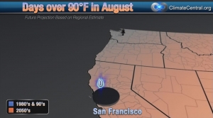 San Francisco: August Days over 90 Degrees