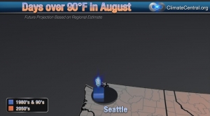Seattle: August Days over 90 Degrees